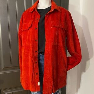 Mens red corduroy jacket